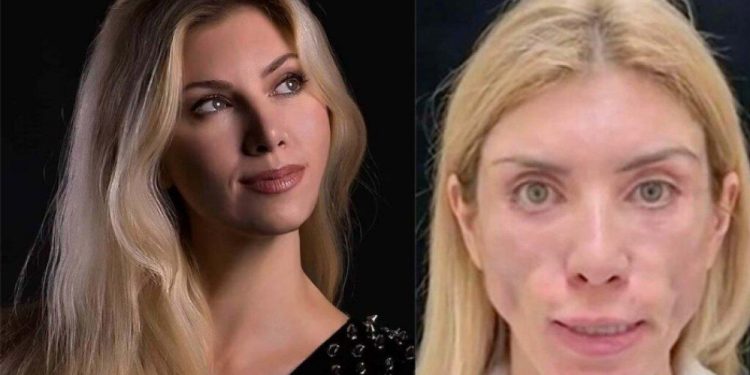 Oplas Gagal, Yulia Tarasevich Sang Ratu Kecantikan Rusia Dibuat Tak Bisa Tersenyum. Sumber Tribun.
