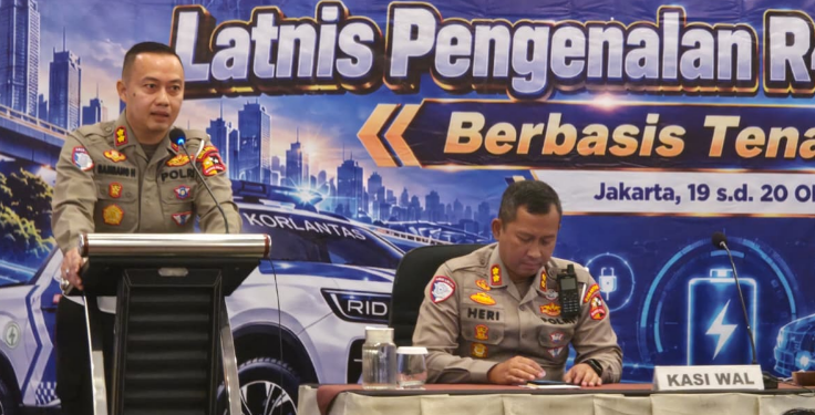 Korlantas Polri Gelar Latnis Pengenalan R4 Patroli DC 4x4 Berbasis Tenaga Baterai