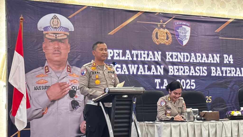 Korlantas Polri gelar pelatihan kendaraan listrik R4